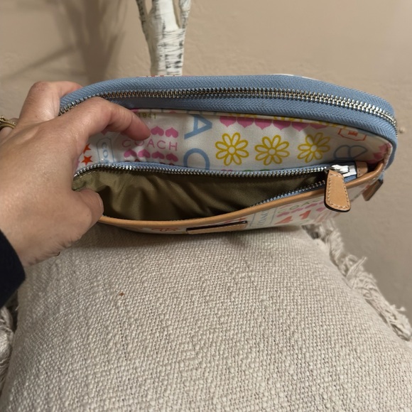 Coach Multicolor Patterned Pouch - Picture 7 of 11